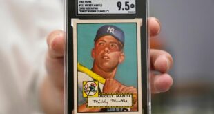 Mickey Mantle sold for record $12.6 million