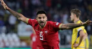 Serbia 4-1 Sweden: Aleksandar Mitrovic hat-trick leads Serbs to victory in Nations League