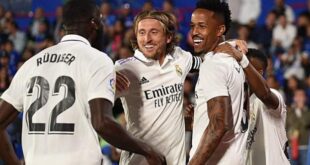 Getafe 0-1 Real Madrid: Eder Militao header sends Los Blancos top of La liga