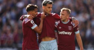 West Ham 3-1 Fulham: Gianluca Scamacca continues scoring streak to settle London derby