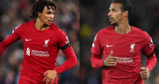 Liverpool: Trent Alexander-Arnold & Joel Matip out for up to three weeks