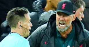 Liverpool boss Jurgen Klopp charged by FA after red card against Man City