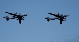 FILE - Russian Tu-95 Bear bombers