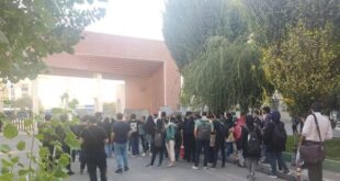 In this photo taken by an individual not employed by the Associated Press and obtained by the AP outside Iran shows students of Sharif University of Technology attending a protest Oct. 7, 2022, sparked by the death in September of 22-year-old Mahsa Amini while in the custody of the country's morality police.