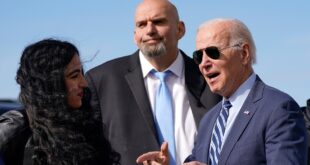 Biden predicts Gisele Fetterman will be