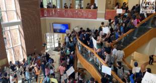 University of Florida students protest, say Republican Sen. Ben Sasse poses 'threat' as president