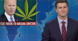 'SNL' mocks Biden, jokes he smoked weed with pardoned pot convicts