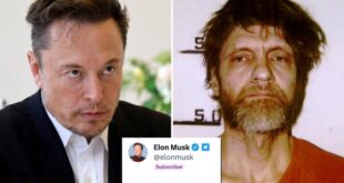 Musk says Unabomber 'might not be wrong' that tech is bad