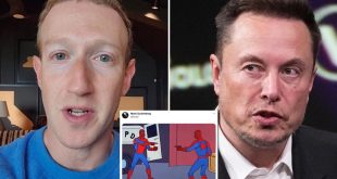 Mark Zuckerberg takes jab at Elon Musk with first tweet in years