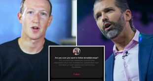 Mark Zuckerberg's Threads backtracks 'censoring' Donald Trump Jr.