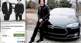 Jack White auctions off Tesla after Elon Musk falling out