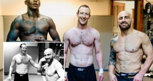 Mark Zuckerberg looks ripped in photo alongside MMA fighters