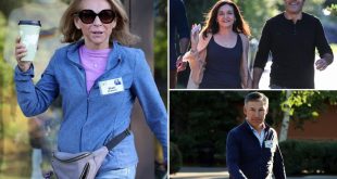 Shari Redstone, Sheryl Sandberg at Sun Valley resort, Idaho