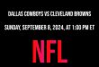 Dallas Cowboys vs Cleveland Browns