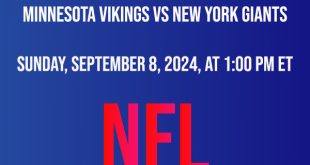 Minnesota Vikings vs New York Giants