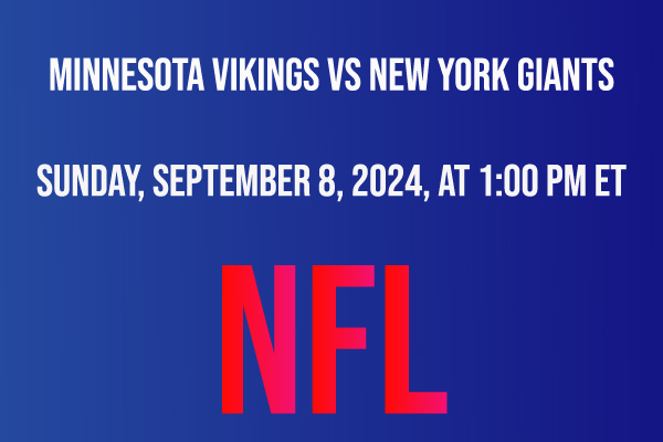 Minnesota Vikings vs New York Giants