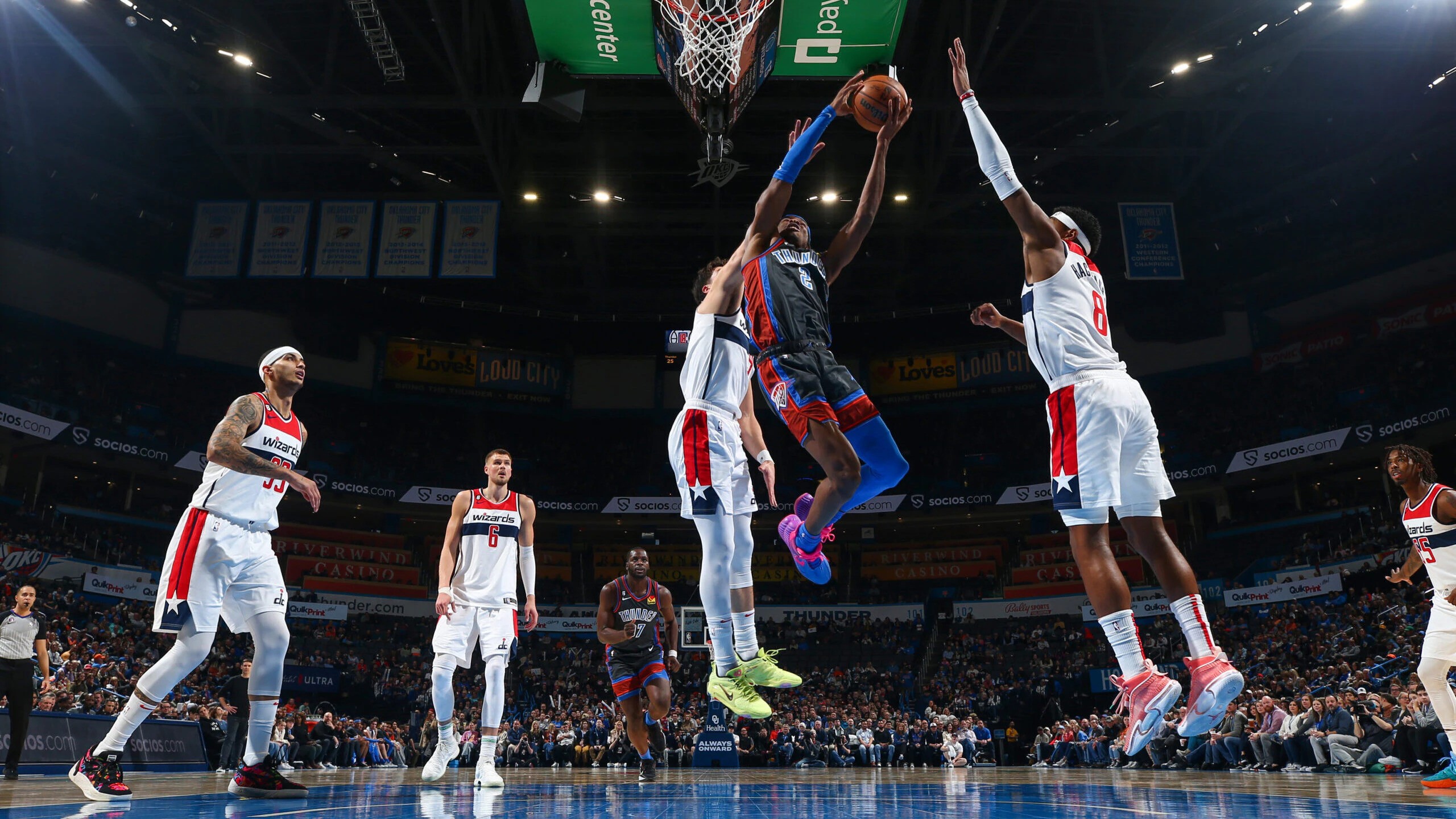 Washington Wizards vs Oklahoma City Thunder